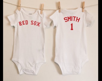 Red sox baby | Etsy