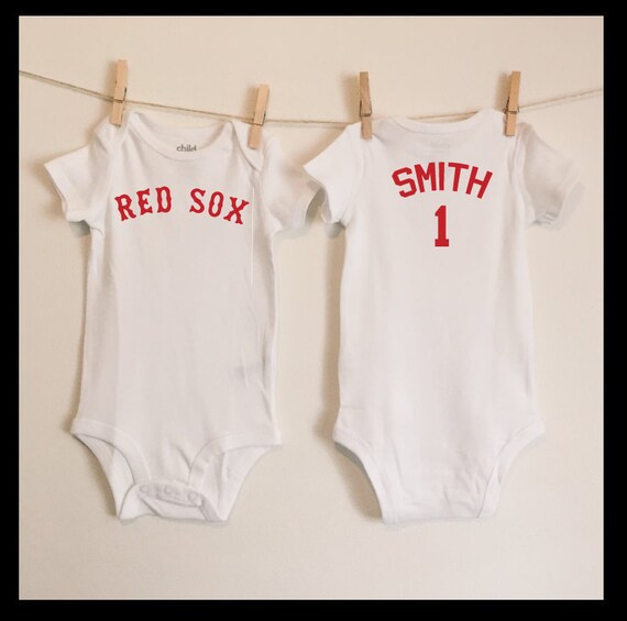 personalized baby red sox jersey