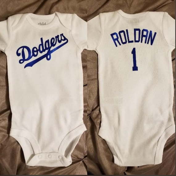 personalized baby dodger jersey