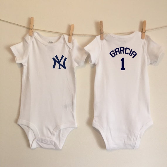 personalized yankee jersey for baby