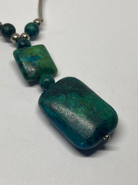 Vintage Sterling Silver Rectangular Square & Oval… - image 5