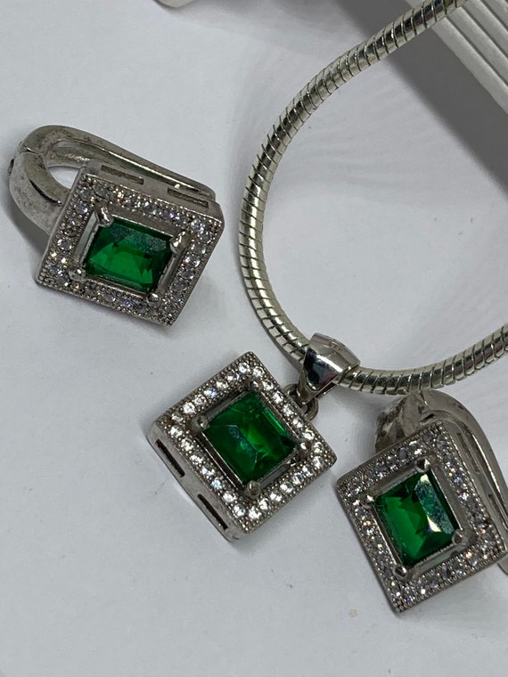 Beautiful Elegant Solid Sterling Silver Natural D… - image 5