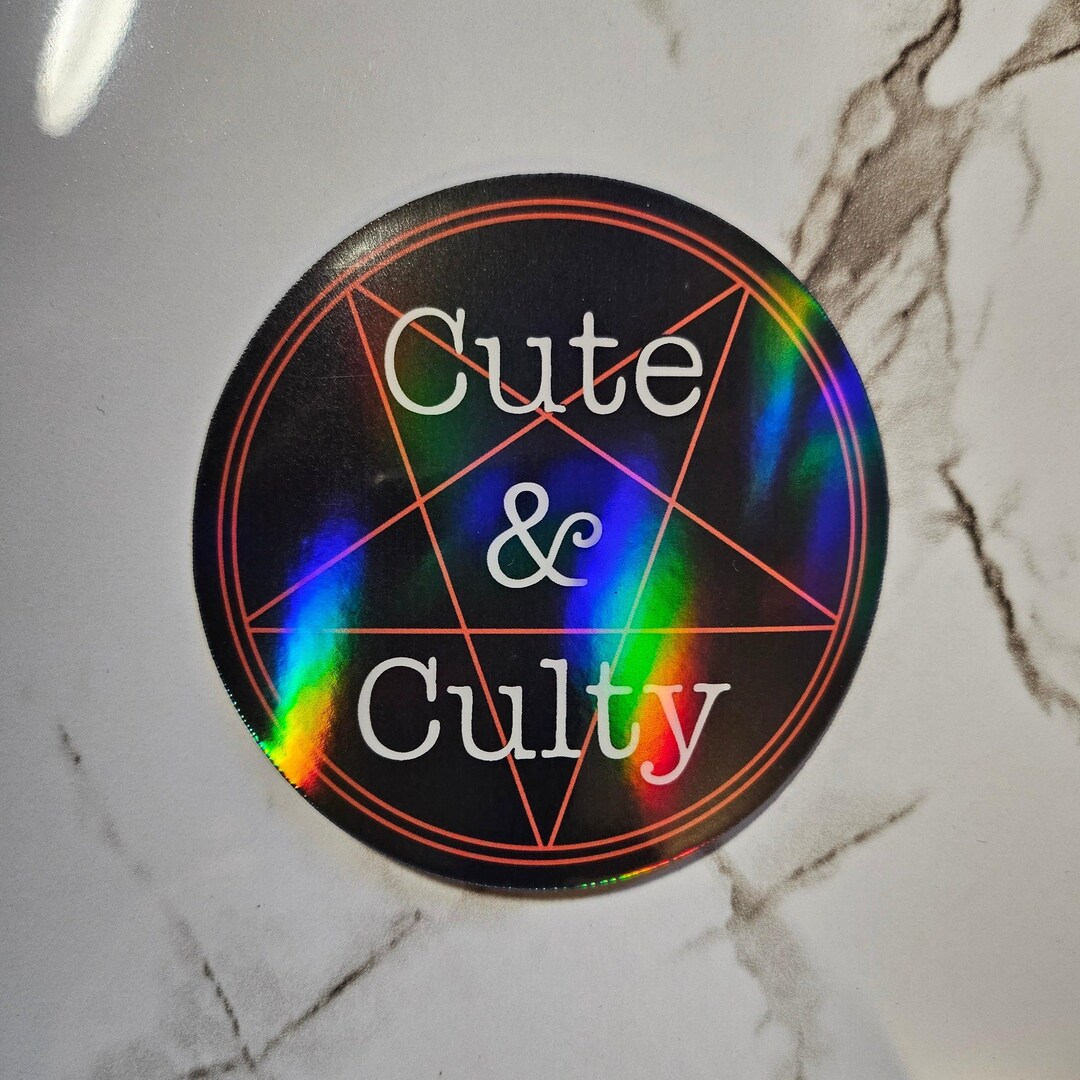 Cute & Culty Sticker - Etsy