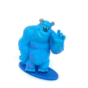 Disney Pixar Monster Inc Sulley James Sullivan Vintage Toy, Cake Topper Figure