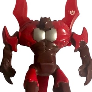 Bakugan Zenthon version rouge 2011 figurine articulée Spin Master jouet McDonalds jouet vintage