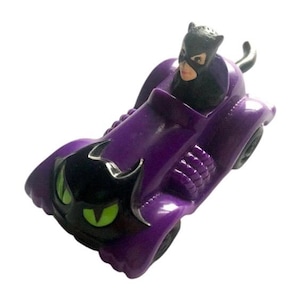 Vintage Batman Cat Woman Car DC Comics Mcdonalds Happy Meal Spielzeug 1991
