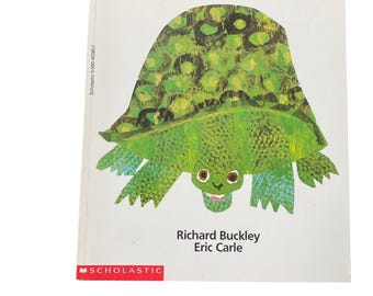 La tortuga tonta ~ Por Eric Carle ~ Libro de bolsillo Scholastic vintage de 1993