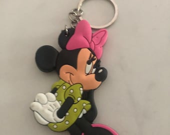 ディズニー ミニーマウス ヴィンテージキーホルダー