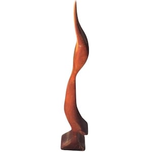 Heron Bird Large Wooden Statue