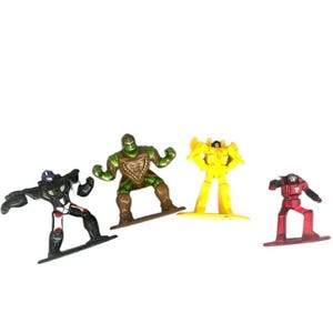 Jada Toys Transformers Nano MetalFigs Die Cast Figures Lot  4 Action Figures