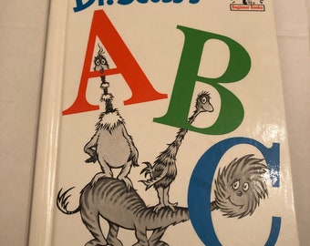 Vintage Dr.Seuss’s ABC , beginner book , 1963 Hardcover Book...