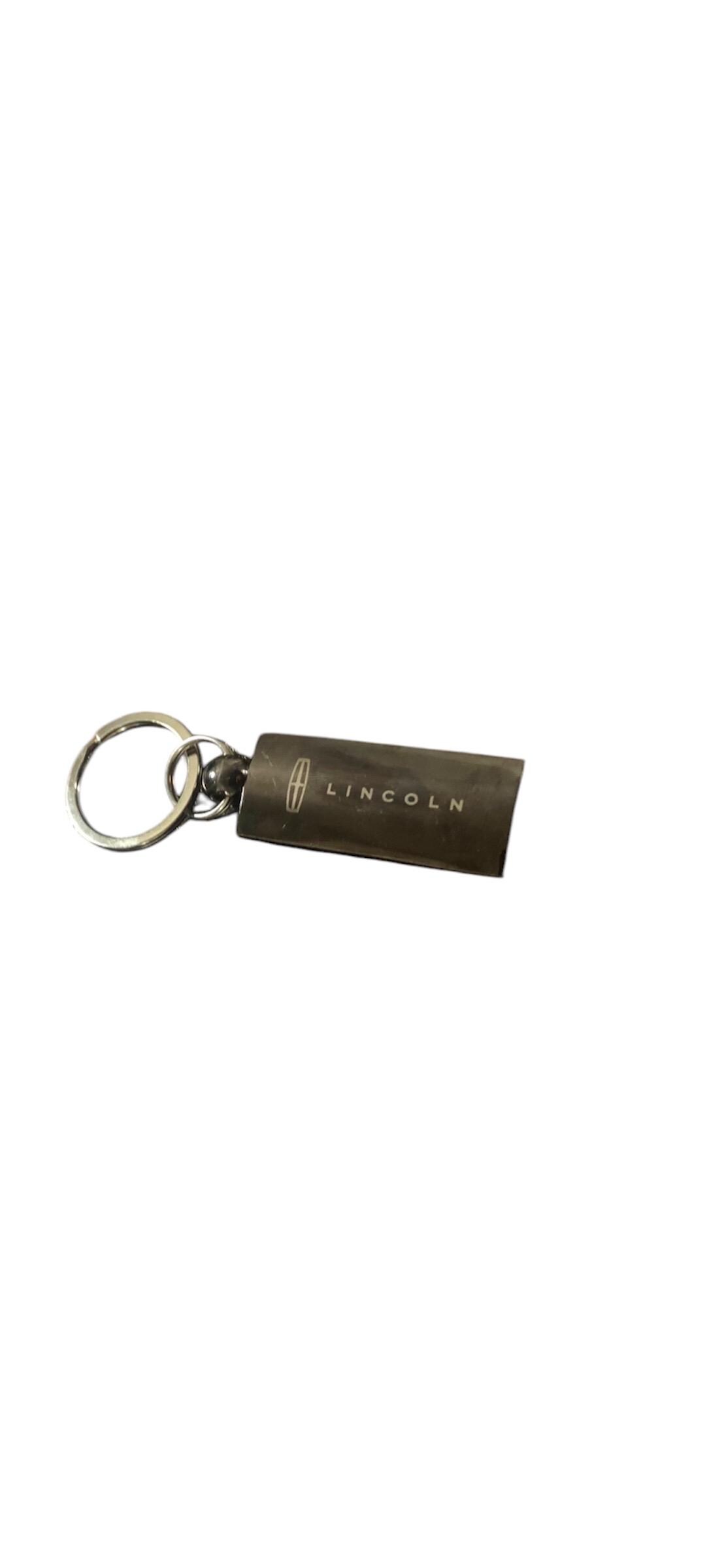 Vintage Lincoln Chrome Keychain