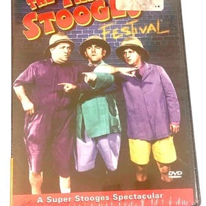 Sealed The Three Stooges Festival Vintage DVD Factory Sealed 2000