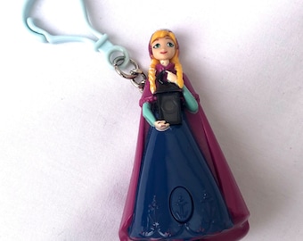 Disney Frozen Princess Anna Backpack Clip Figure, Vintage Keychain