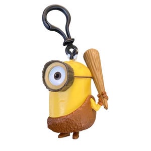 Despicable Me Minions ~ Minion Stuart Clip Keychain