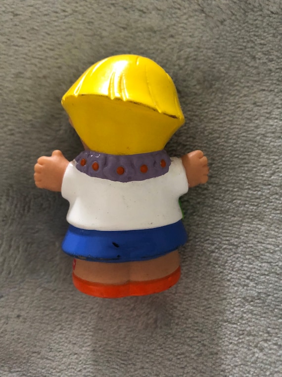 Fisher Price Little People EDDIE Boy With Camera Lei Frog Tourist
