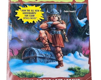 Goosebumps #47 ~ Legend of the Lost Legend ~ by R.L Stine 1st