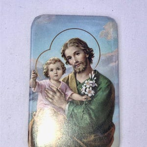 St. Joseph Refrigerator Magnet, Vintage Fridge Magnet
