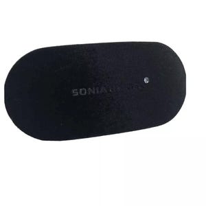 Sonia Rykiel Sunglasses Clamshell Velvet Black Rhinestone Case, Eyewear Accessories Case
