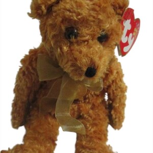 Ty Beanie Babies 2002 Teddy with Gold Medallion Celebrating 100th Anniversary
