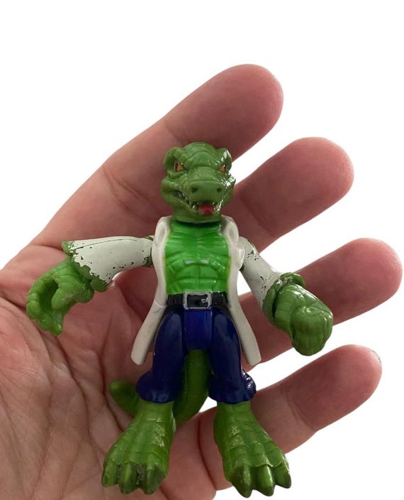 Imaginext Marvel Super Hero Squad Spiderman Curt Connors Lizard