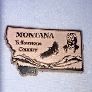 MONTANA Yellowstone Country Kühlschrankmagnet Souvenir