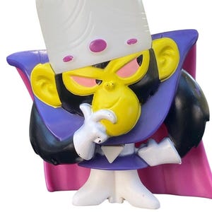 Power Puff Girls Mojo Jojo ~ McDonald ‘s Vintage Toy , Cake Topper Figure, No Sound