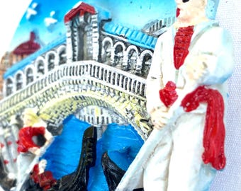 Resina Magnetica Calamita 3D Venezia Gondola - Souvenir In Resina Per Frigorifero Calamita Venezia - Foto 10