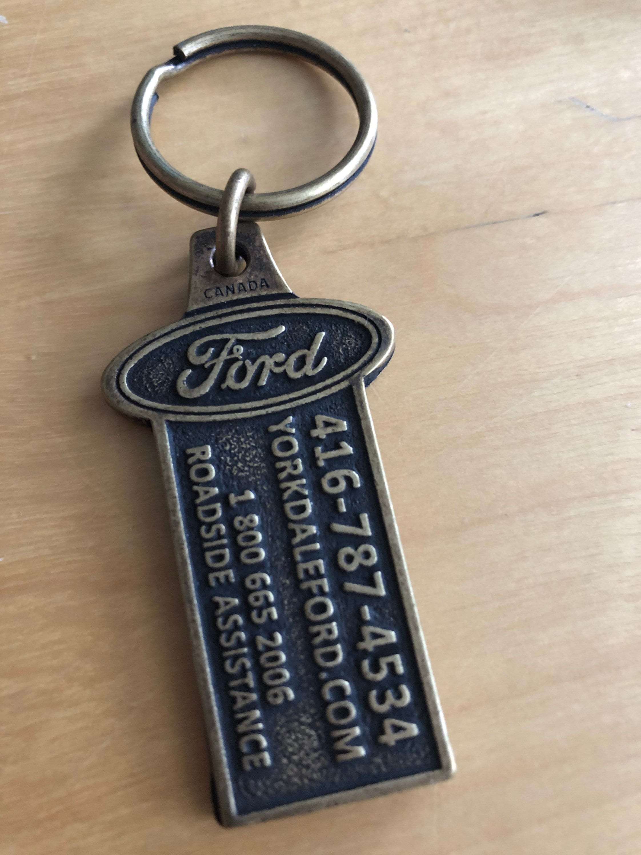 Vintage ford keychain clearance