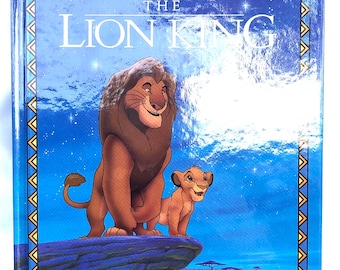 Disney's the Lion King by Gina Ingoglia 1994 Hardcover Book Vintage Children Book