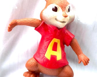 Alvin and the Chipmunks  Chipwrecked Alvin 3.5" McDonald's Action Figure Vintage Happy Meal Toy 2011