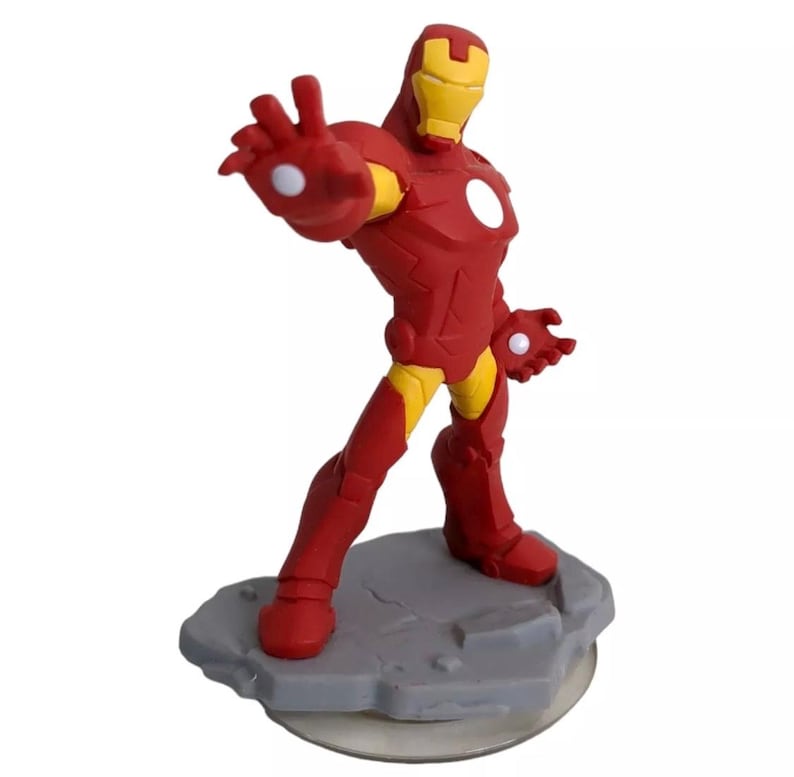 Figura de acción de Iron Man de Disney Infinity 2.0 de Marvel Avengers, figura de videojuego vintage imagen 1