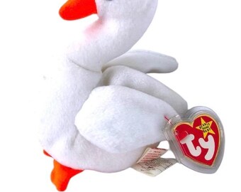 Ty Beanie Babies Gracie The Swan met label 1996