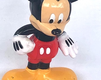 Figura de acción de PVC de Mickey Mouse con atuendo clásico de 2009, Mattel Disney Clubhouse, juguete vintage de 2,75 pulgadas, figura para decorar tartas.
