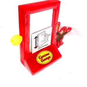 Espejo de circo de Jorge el curioso de Wendy&#39;s Kids&#39; Meal Toy 2000