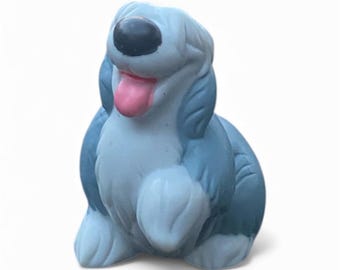 Disney La Sirenita ~ Max PVC Vintage Toy ~ Max, el viejo pastor inglés de Eric ~ Figura para tarta