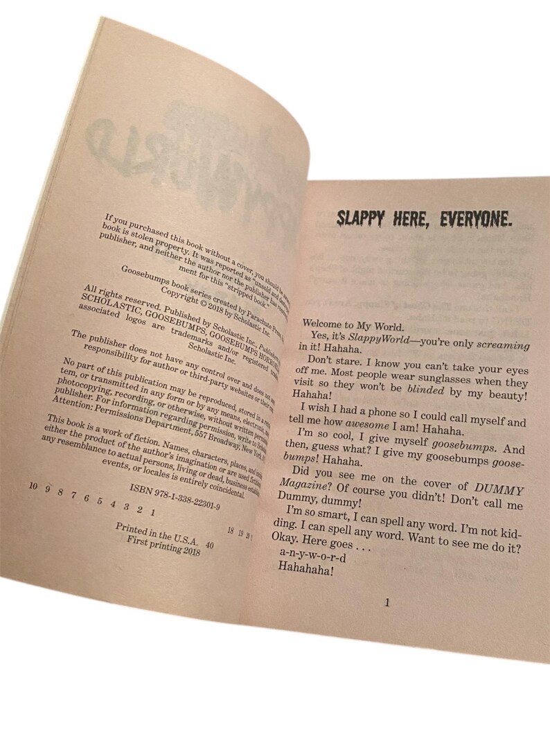 Goosebumps Slappyworld #6 ~ the Ghost of Slappy ~ by R.L. Stine 1st ...