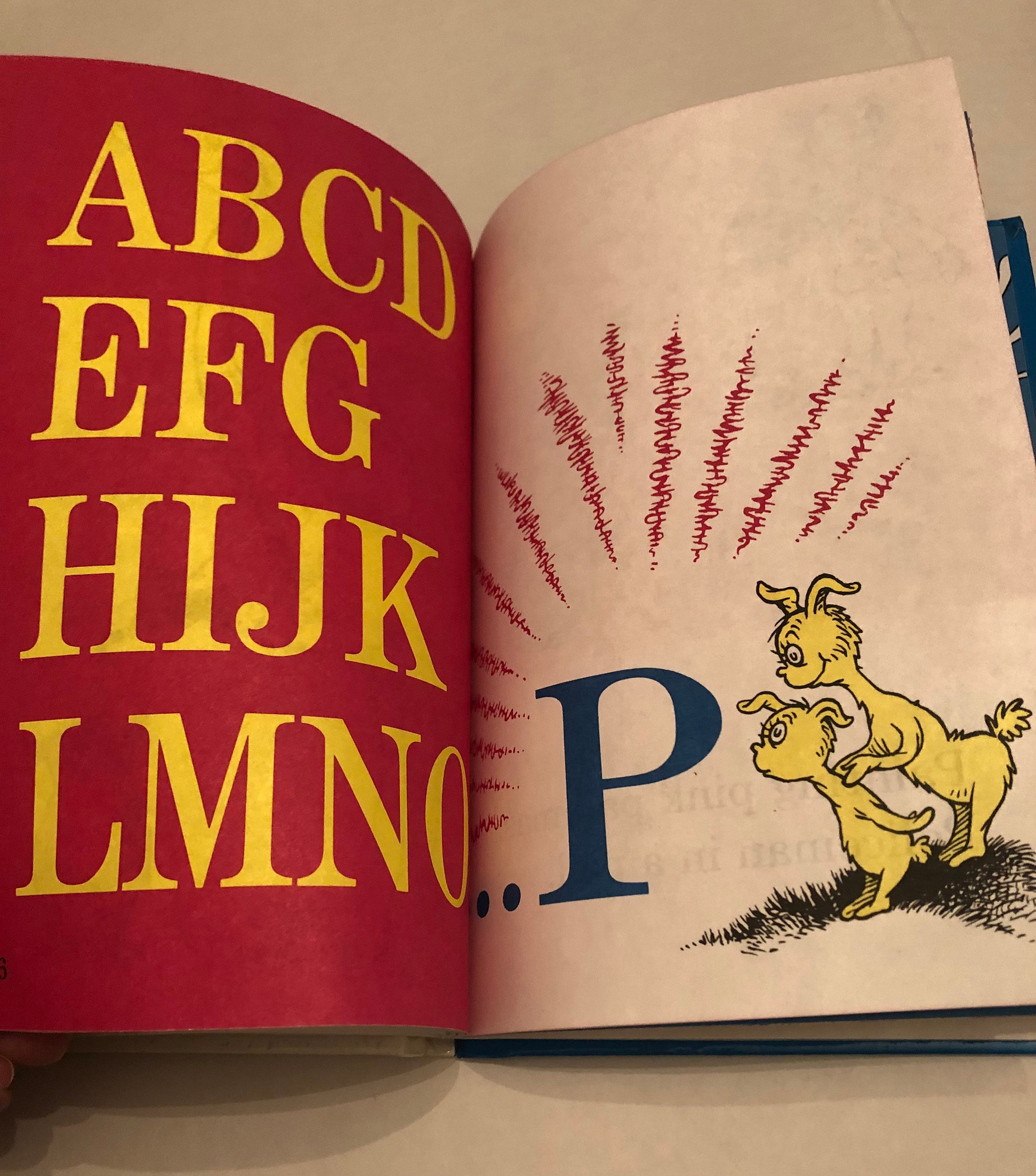 Vintage Dr.seuss’s ABC , Beginner Book , 1963 Hardcover Book... - Etsy