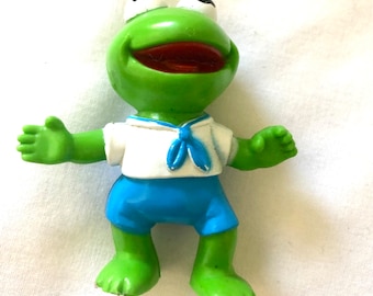 ヴィンテージ カーミット ザ フロッグ フィギュア マペット ベイビーズ