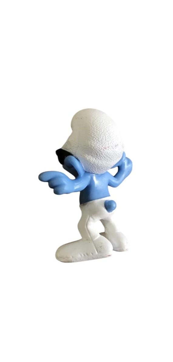 Figurine Schtroumpf Handicapé En Fauteuil Roulant - Marque Schleich - Occasion