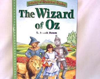 The Wizard of Oz - L. Frank Baum - schat aan geïllustreerde klassiekers vintage hardcover boek