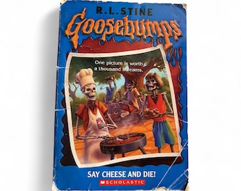 Goosebumps Say Cheese And Die! By R. L.Stine , Vintage Book 1992