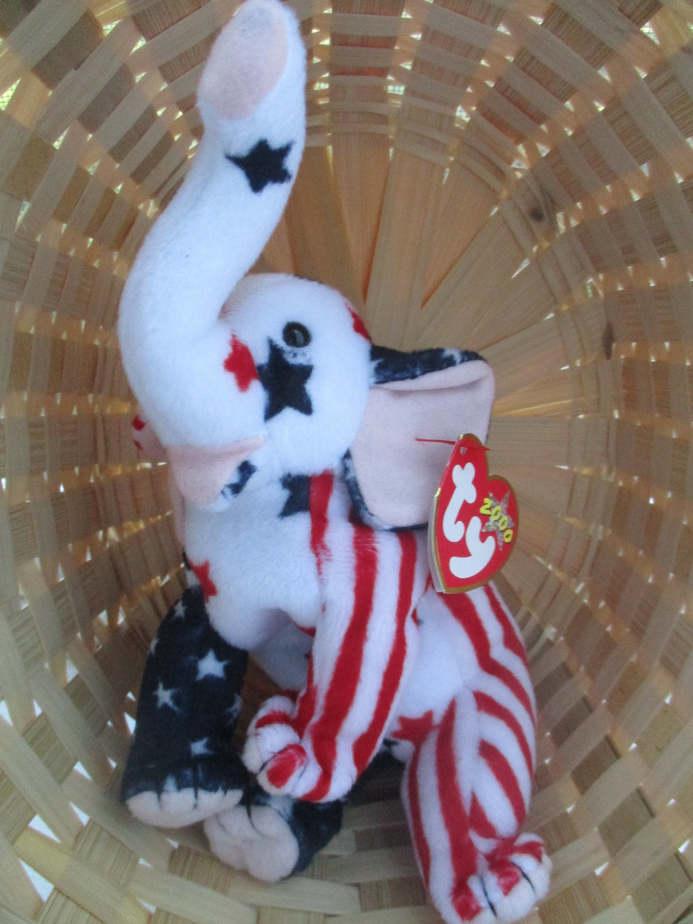 righty beanie baby