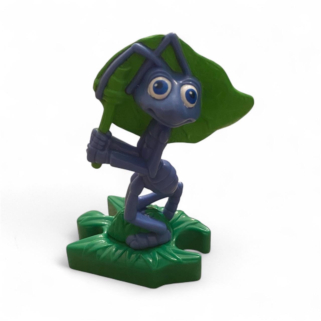 Disney A Bug's Life Ant Flik Figure on Puzzle Base Mcdonalds Happy