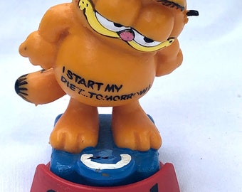 ヴィンテージ Bully 西ドイツ ガーフィールド PVC フィギュア (ロット