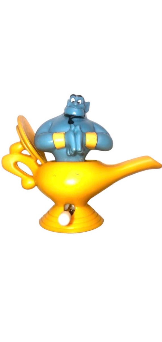 Disney Aladdin Genie Wind up Burger King Vintage Toy 1992 - Etsy