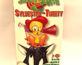 Vintage Stars of Space Jam - Sylvester en Tweety (VHS, 1996)