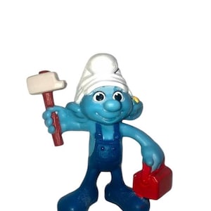 The Smurfs 2  HANDY Smurf McDonalds Happy Meal Toy 2013