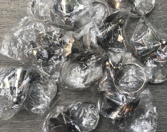 Vintage Silver Plated on Brass Angle Choir 10 Napkins Rings