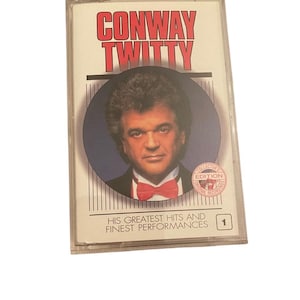 Conway Twitty His Greatest Hits and Finest Performances 1996 Cassette Tape